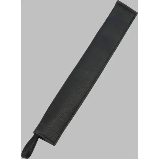 [50012] Fahnenköcher für Warnflagge aus Kunstleder schwarz