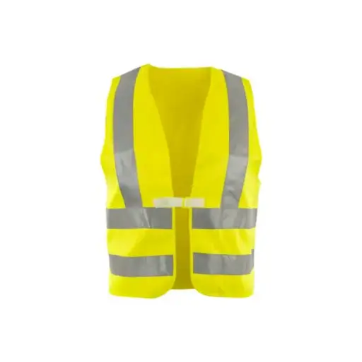 Warnweste, Polyester, mit Schulterreflexstreifen